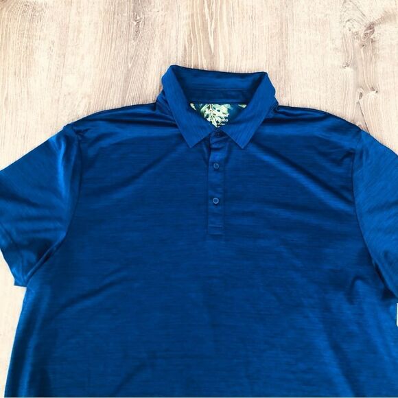 New Without Tags Birdie Bound Short Sleeve Golf Polo Shirt Blue Mens Size XL - Picture 2 of 7